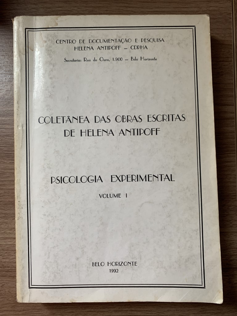 Capa Volume I – Psicologia Experimental